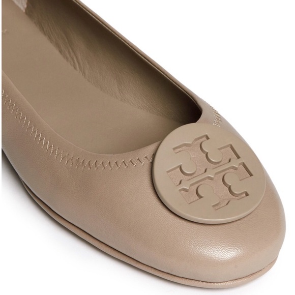 Tory Burch Shoes - Tory Burch | Minnie Leather Travel Ballet Flats